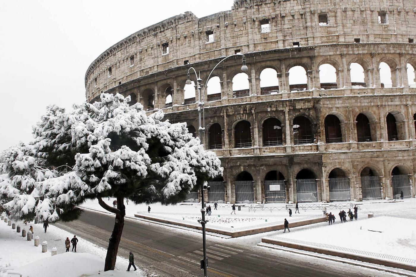 TPI Foto Le immagini più belle di Roma sotto la neve TPI