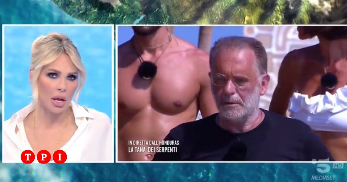 Isola Dei Famosi Scontro Tra Alessandro Cecchi Paone E Ilary Blasi VIDEO