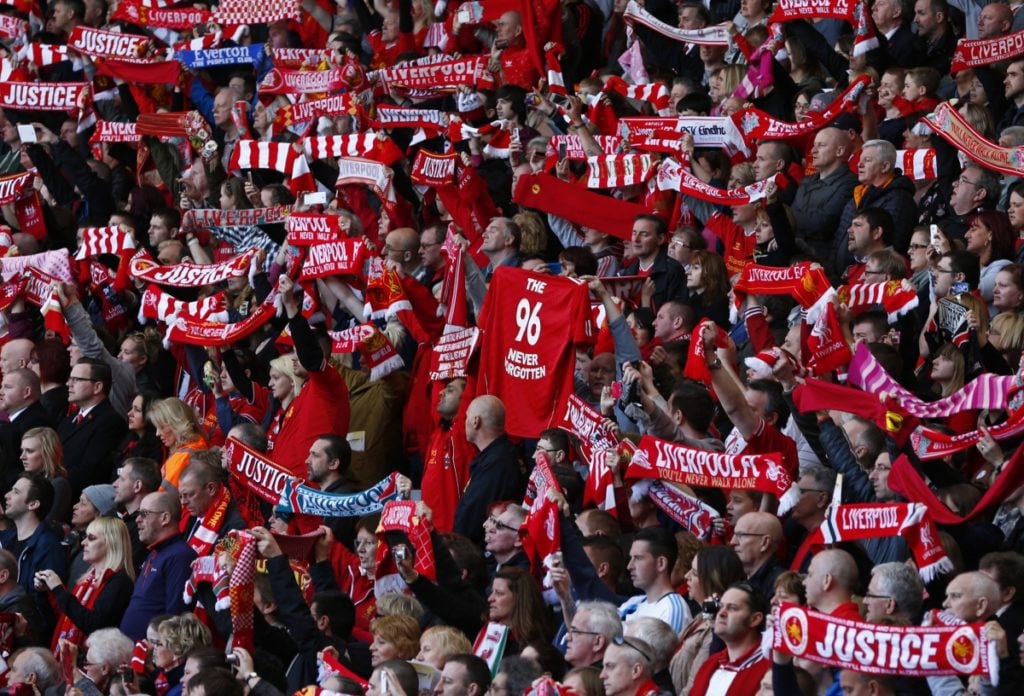 I tifosi del Liverpool chiedono giustizia per la strage di Hillsborough