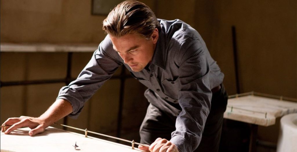 Leonardo DiCaprio in una scena di Inception, il film vincitore di quattro premi Oscar nel 2011