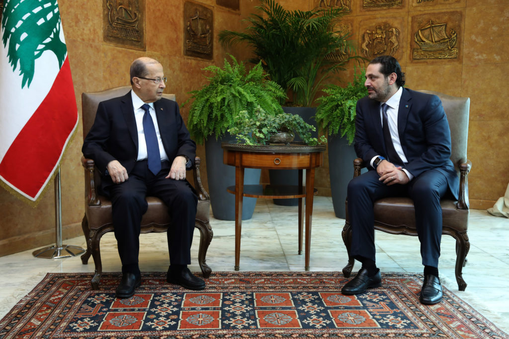 Hariri e Aoun