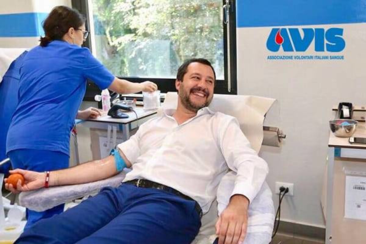 salvini donazione sangue obbligatoria
