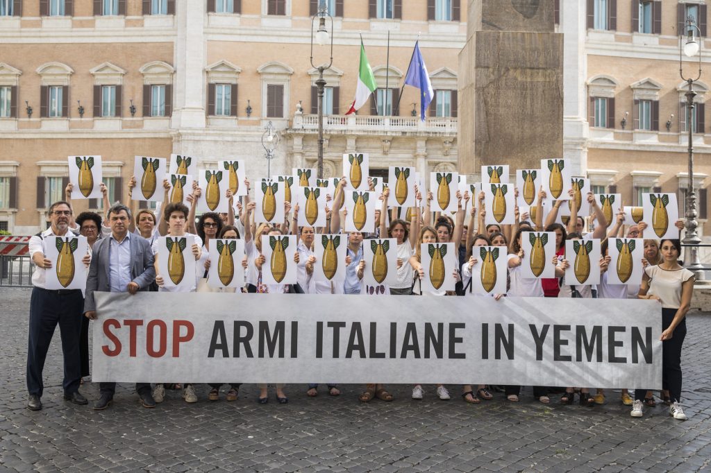 Stop armi Yemen flash mob