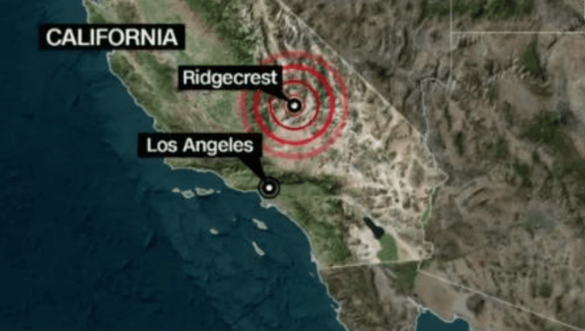 Terremoto california 5 luglio