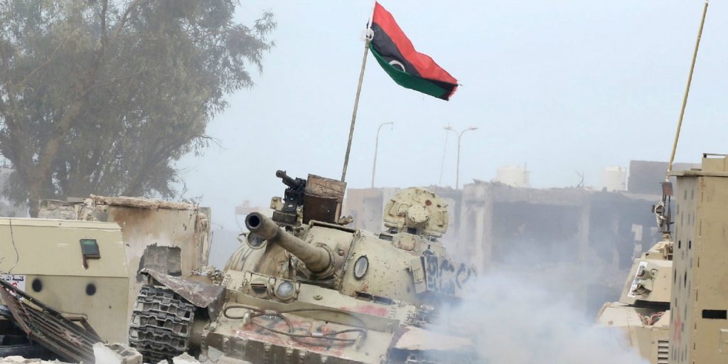 esercito libico raid tripoli