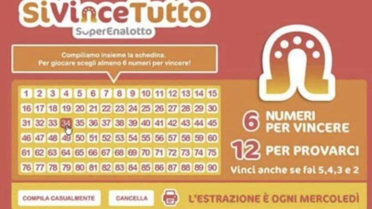 Estrazione Si vince tutto oggi 12 febbraio: numeri ...