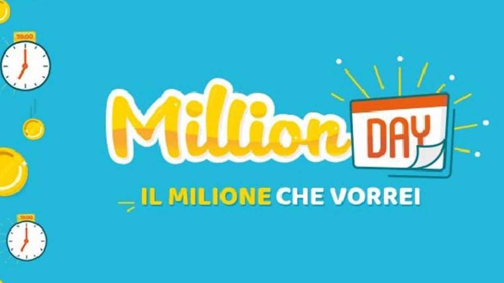 estrazione million day oggi