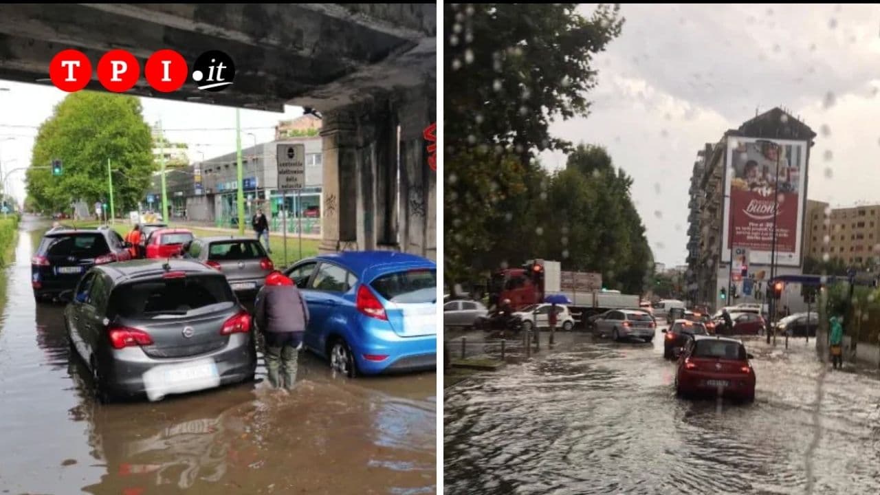 Maltempo: Bomba D'acqua E Allagamenti Milano, Esonda Il Seveso | VIDEO