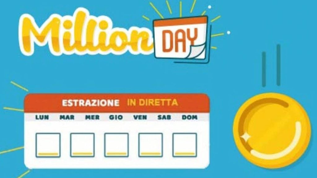 estrazione million day oggi