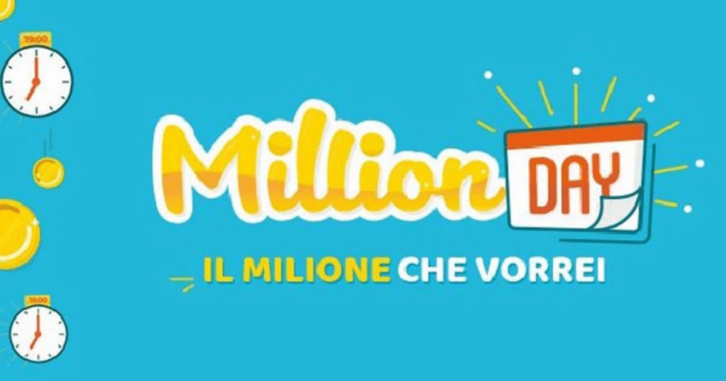 estrazione million day oggi