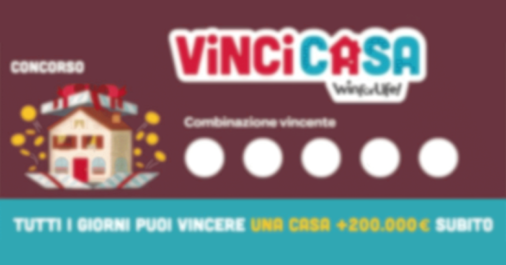 estrazione vincicasa oggi