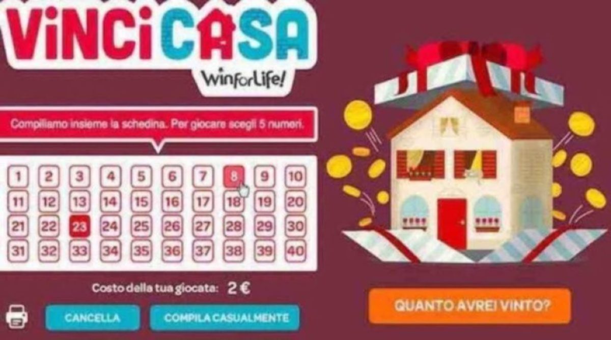 estrazione vincicasa oggi