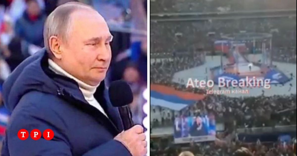 Guerra In Ucraina Il Discorso Di Putin Tagliato A Causa Dei Fischi