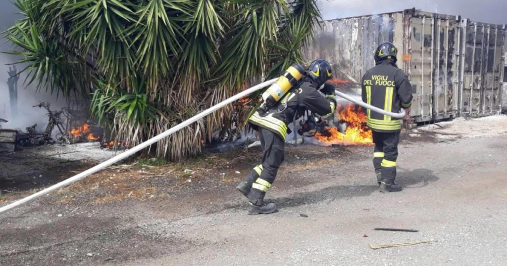 incendio roma