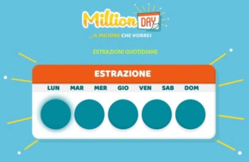 estrazione million day oggi