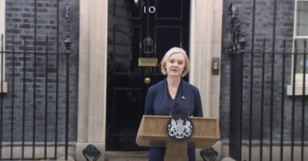 liz truss dimissioni