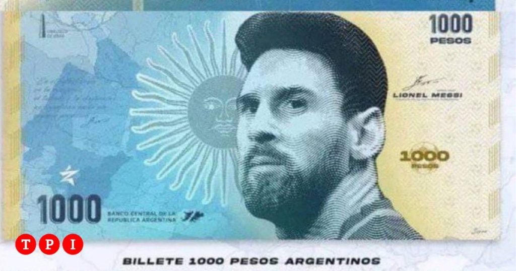 argentina messi banconote