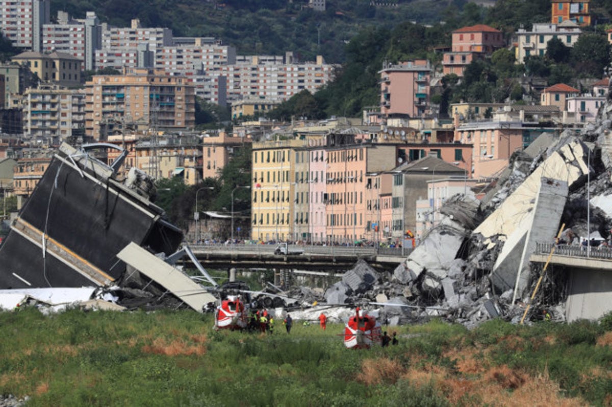 crollo ponte morandi camion droga ndrangheta