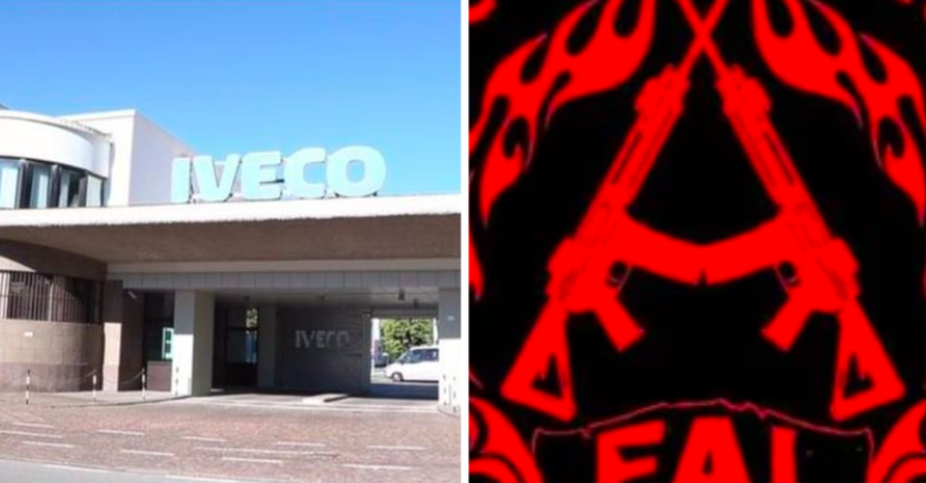 cospito lettera minacce iveco