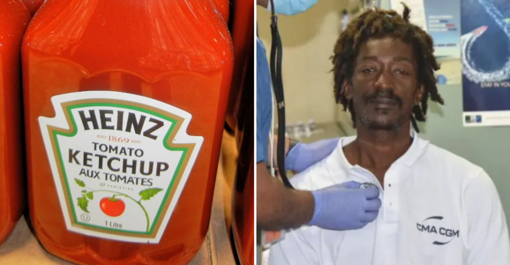 naufrago heinz ketchup elvis francois