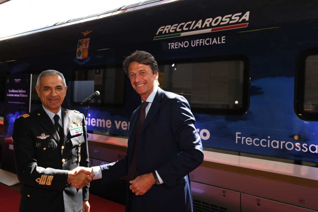 Un Frecciarossa dedicato ai 100 anni dell Aeronautica Militare