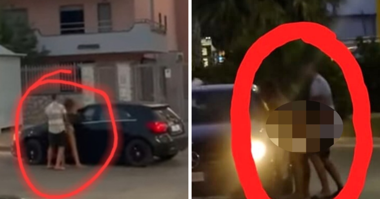 Sesso in strada a Bacoli incuranti dei passanti, il video è virale