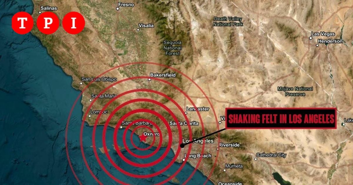 Stati Uniti, Terremoto Magnitudo 5.1 A Los Angeles. Arriva L’uragano Hilary