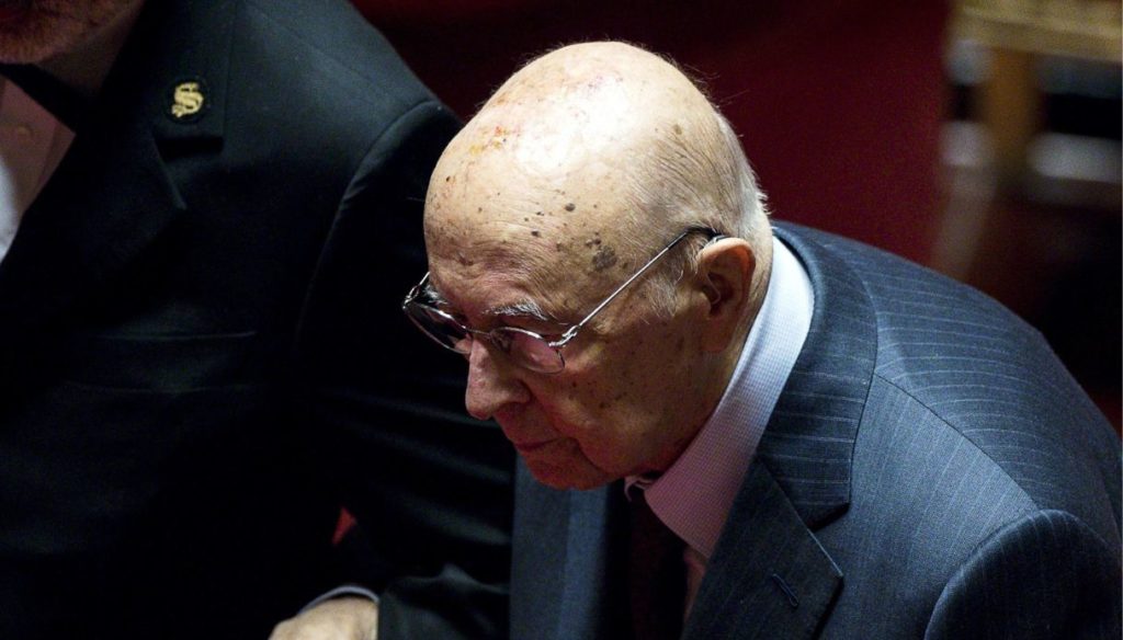 giorgio napolitano malattia