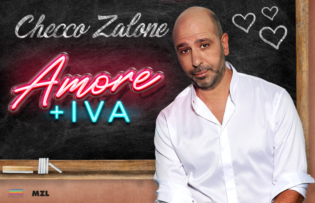 amore + iva checco zalone spettacolo cast quante puntate streaming anticipazioni canale 5