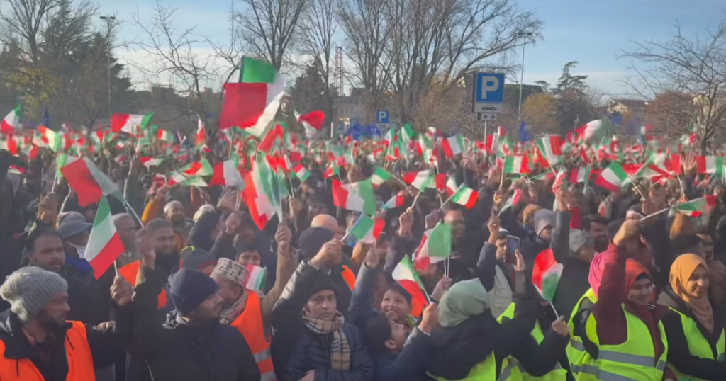 Monfalcone corteo musulmani