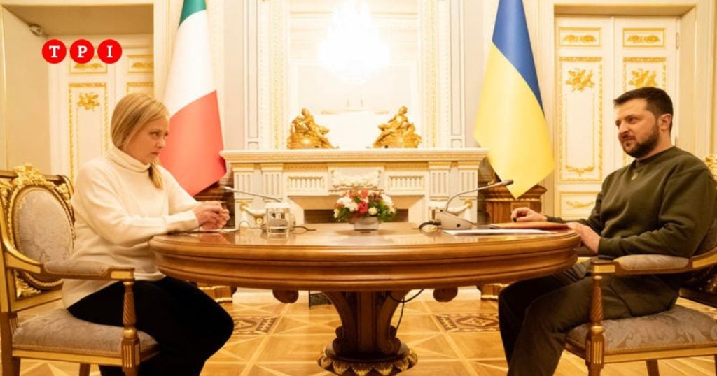 Guerra Ucraina Russia Meloni Kiev Italia Europa G7 secondo anniversario