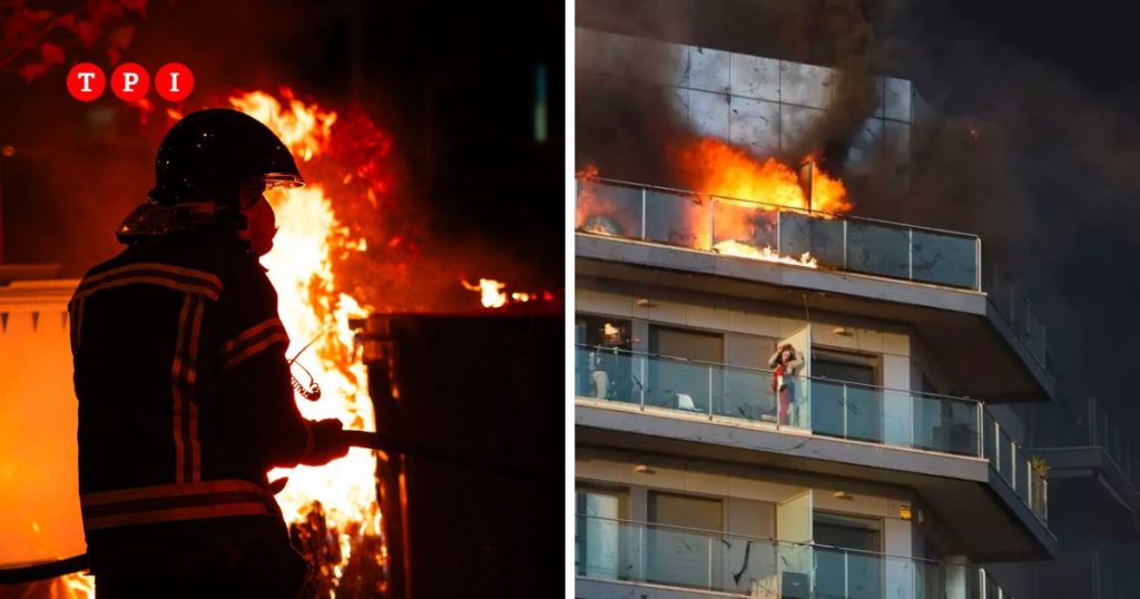 Incendio Valencia Campanar Avenida Maestro Rodrigo