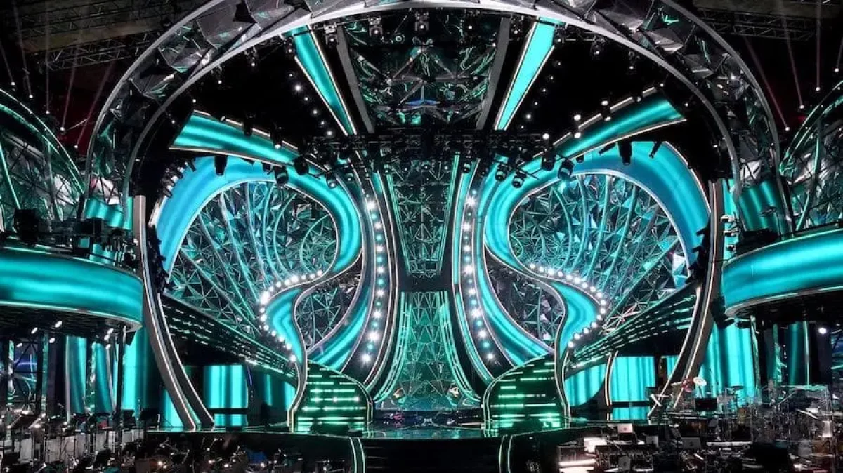 sanremo 2024 scenografia palco