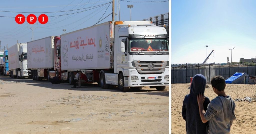 Guerra Gaza Israele Hamas delegazione italiana valico Rafah Egitto aiuti bloccati Cessate fuoco