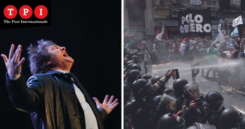 argentina 100 giorni presidente javier milei paese spaccato proteste