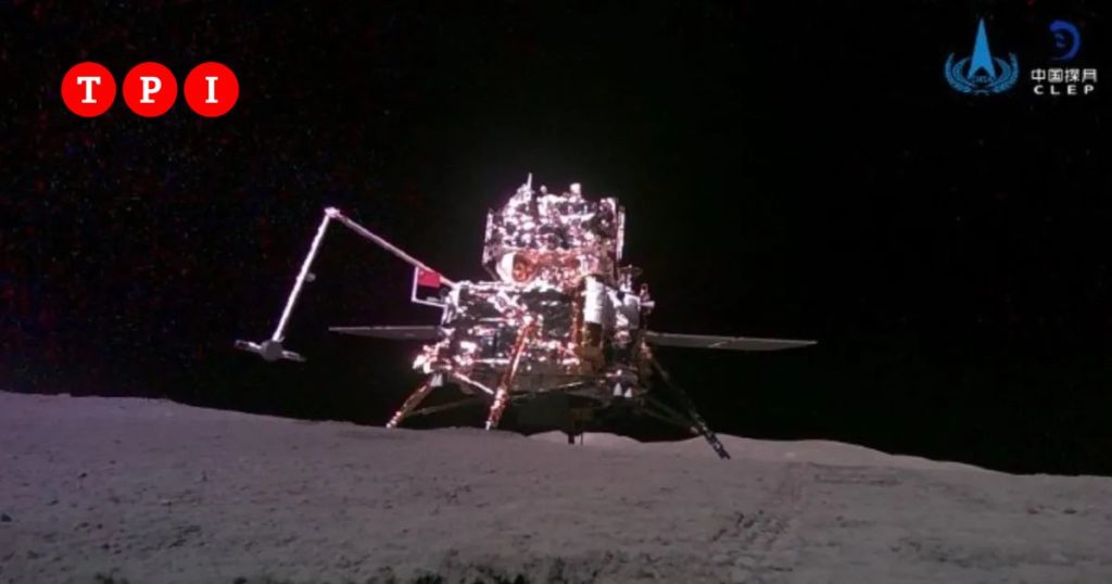 cina sonda change 6 riporta sulla terra campioni faccia nascosta luna