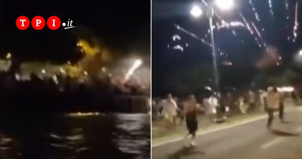 Caos a Venezia, i fuochi d’artificio piovono sulla folla: panico e diversi feriti | VIDEO