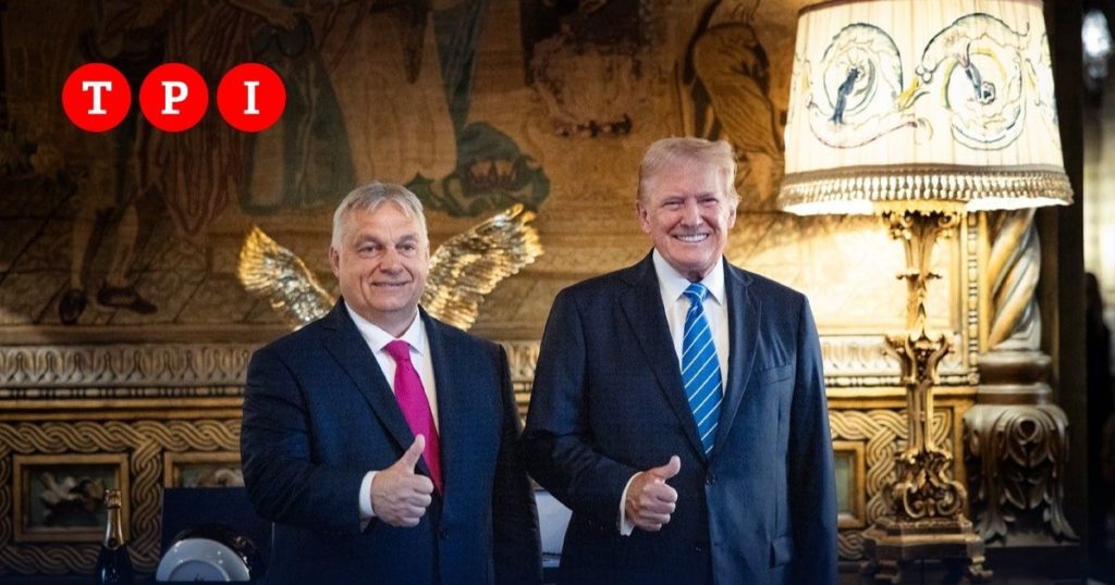 guerra ucraina russia usa ungheria premier viktor orban incontra donald trump mar a lago florida pace