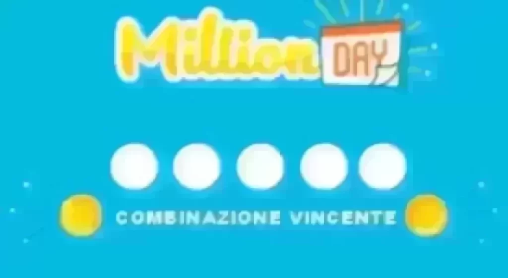 estrazione million day oggi