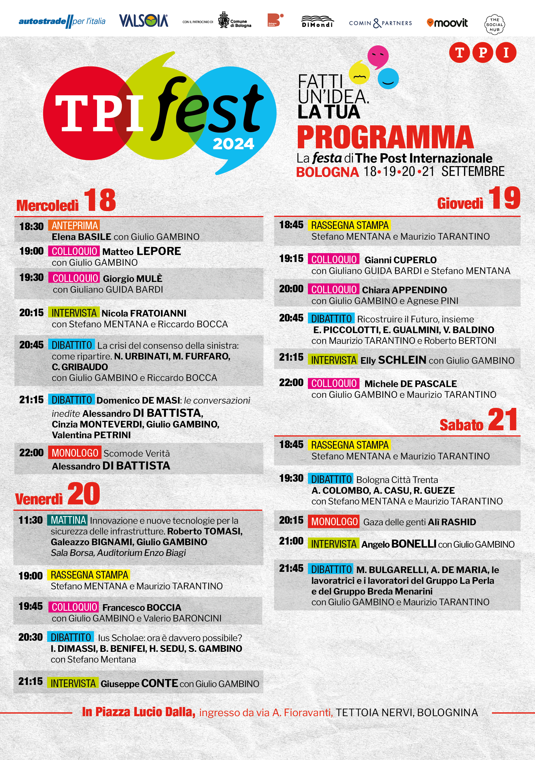 TPI Fest 2024 programma