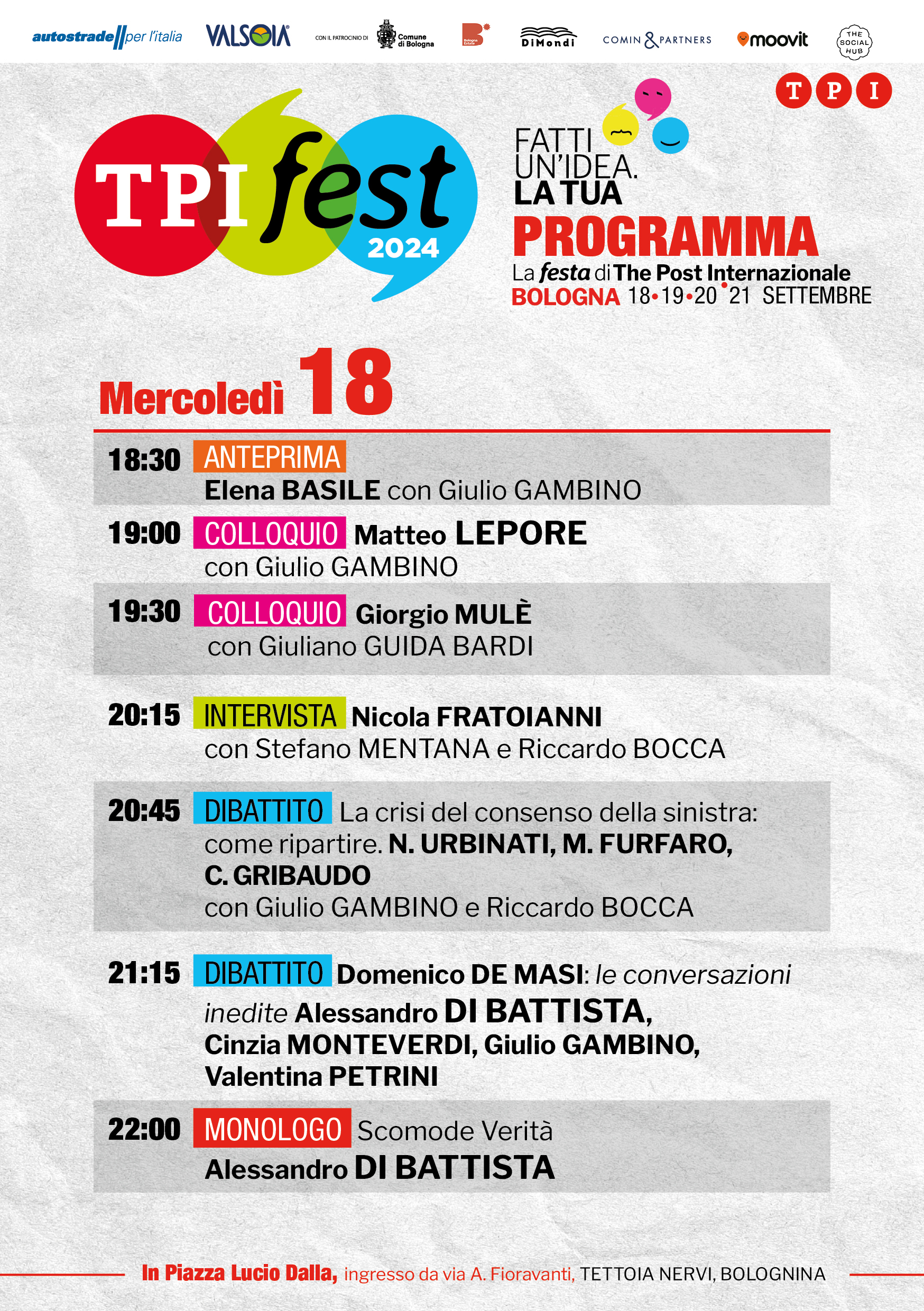 TPI Fest 2024 programma