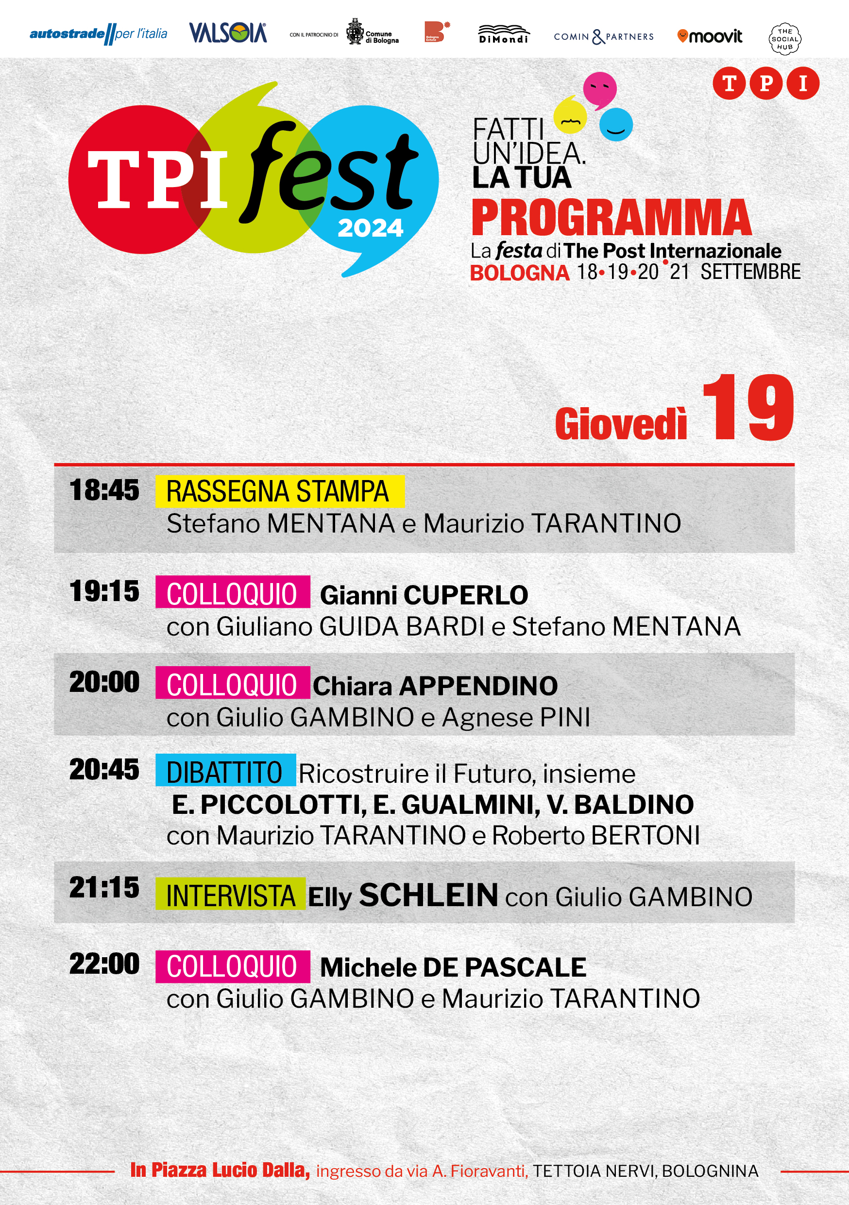 TPI Fest 2024 programma