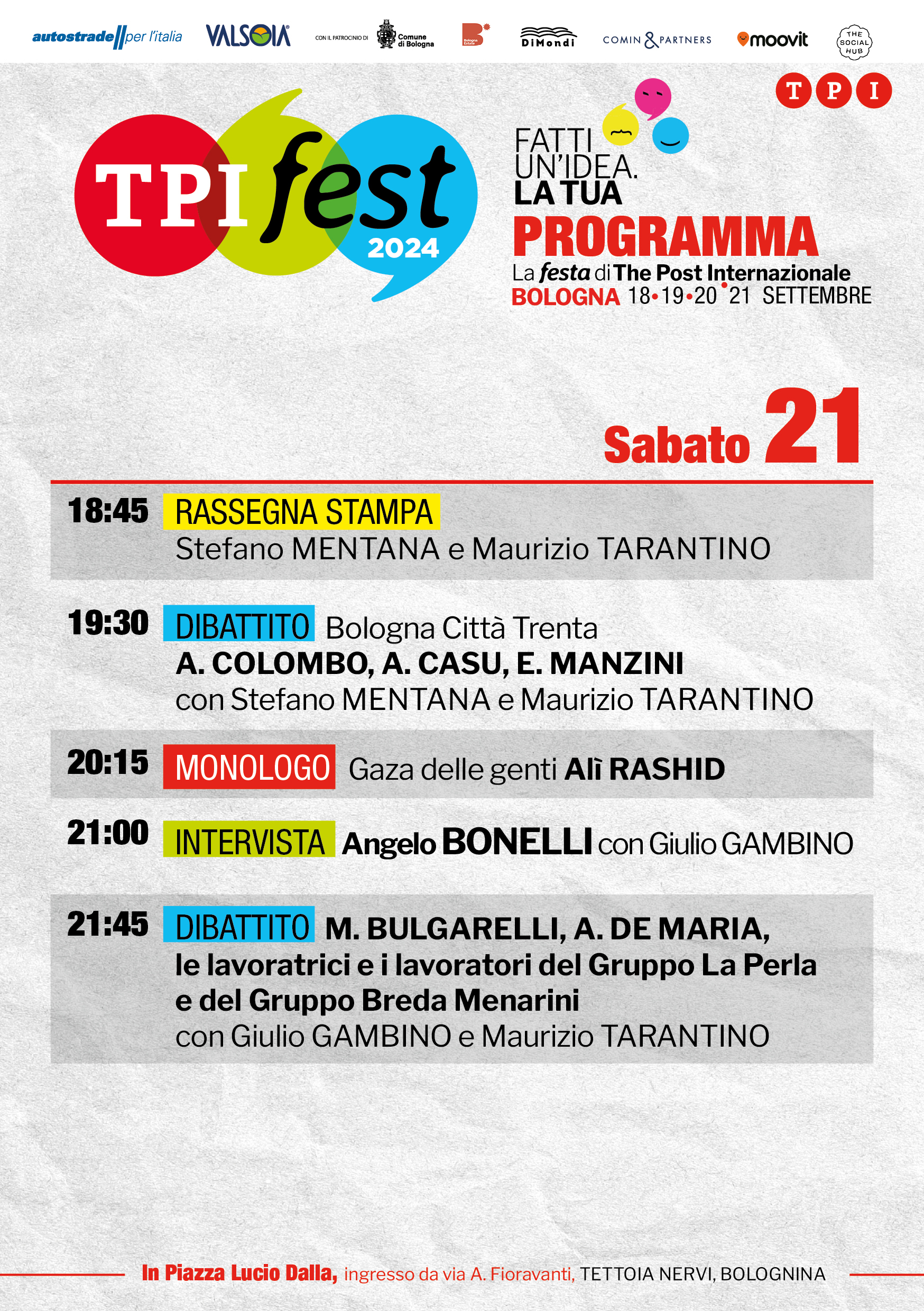 TPI Fest 2024 programma