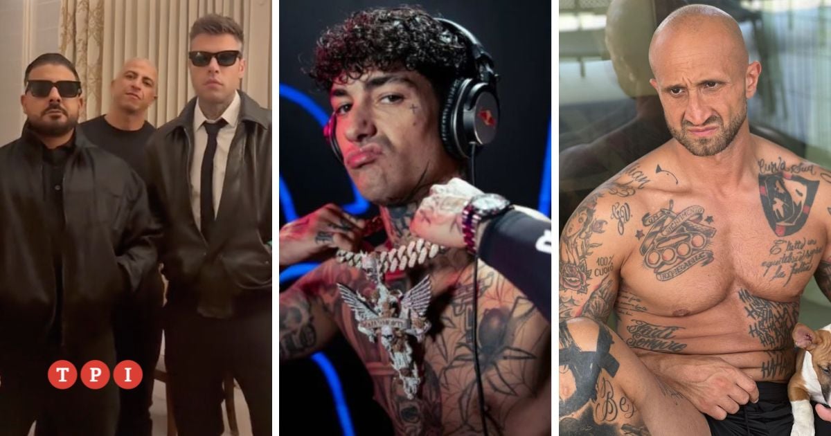 Il dissing tra Fedez e Tony Effe nell’inchiesta sugli ultrà arrestati: “Un suo amico si è fatto male”