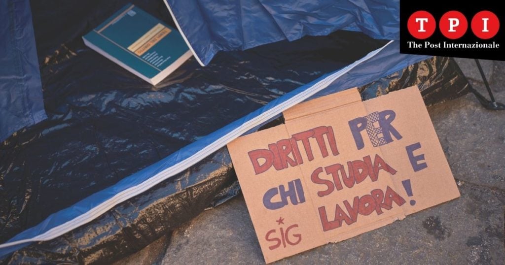 reportage tpi roma capitale studenti universitari senza casa