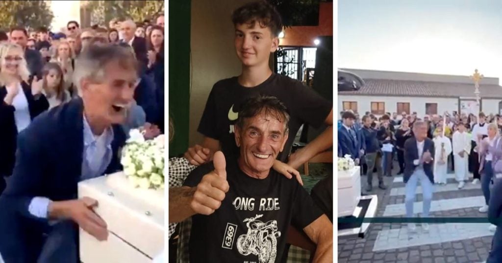 Nonno balla al funerale del nipote 15enne: “È stato un atto d’amore, quella danza mi ha salvato” | VIDEO