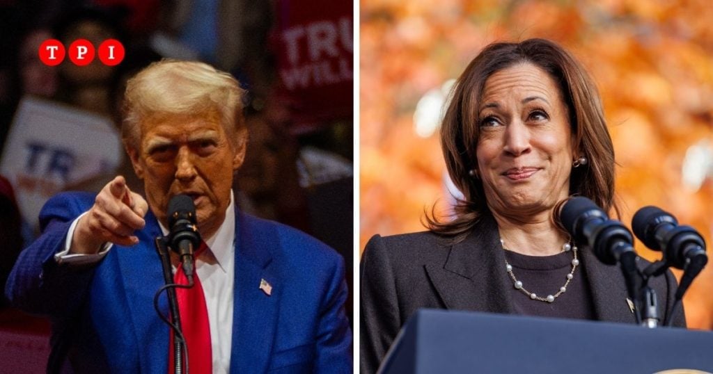 usa 2024 presidenziali trump donne kamala harris