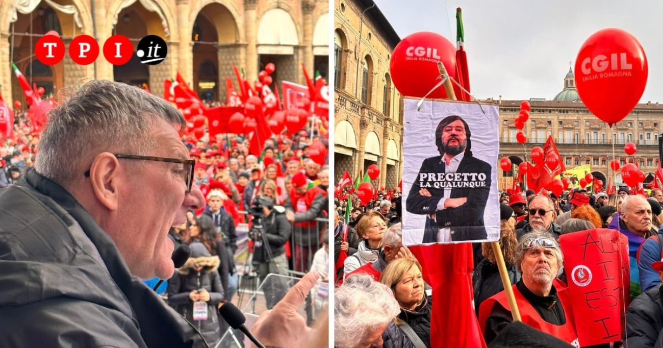 Sciopero generale, Landini: “Siamo in 500mila per rimettere al centro le persone, non il profitto” | VIDEO