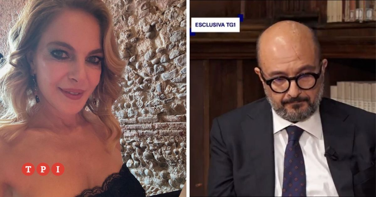 La rivelazione di Claudia Gerini: “Sono fidanzata con il cugino dell’ex ministro Sangiuliano”