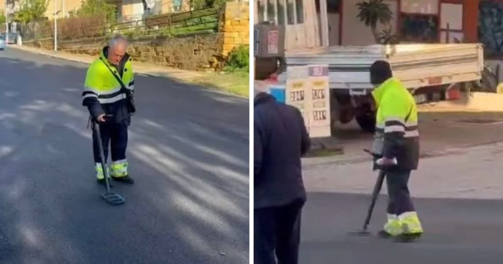 Tombini asfaltati ad Agrigento per la visita di Mattarella: ora li cercano con i metal detector | VIDEO